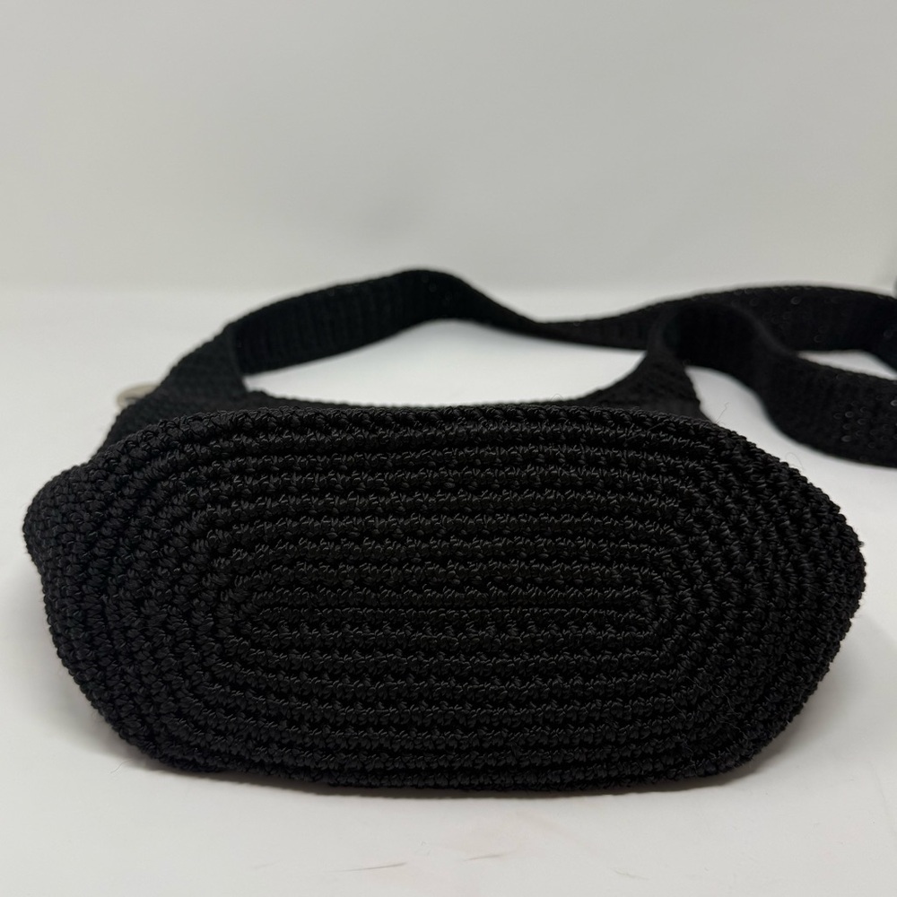 The Sak Black Crochet Crossbody Bag - Picture 4 of 11